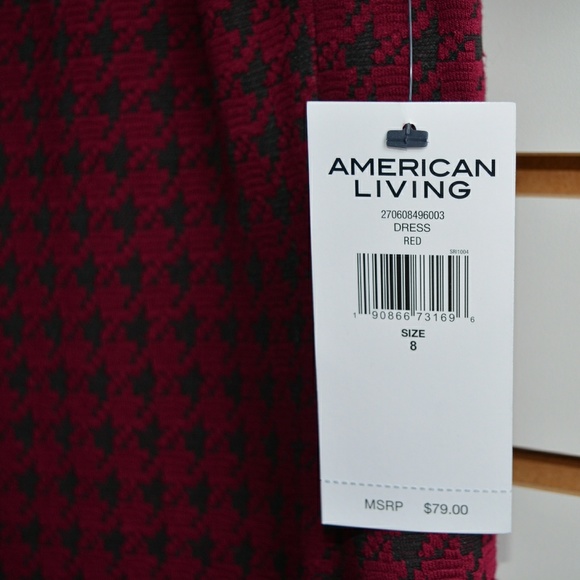 NWT American Living Houndstooth Dress - Picture 3 of 4